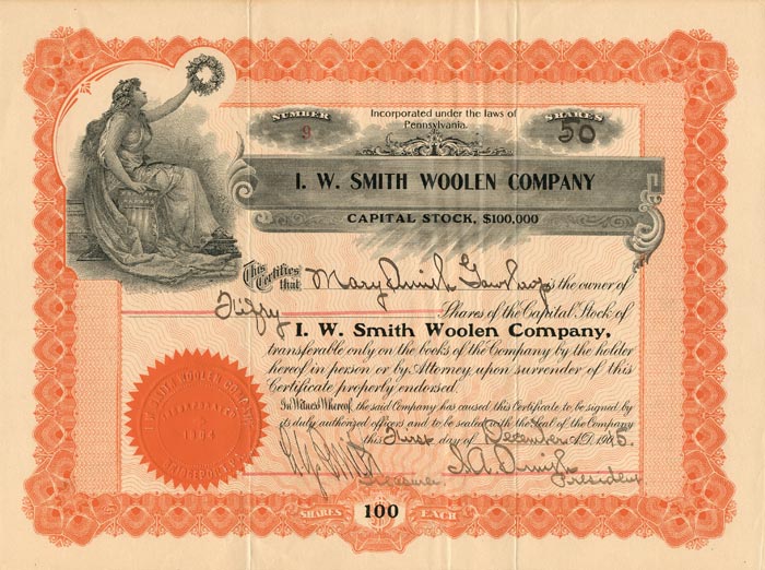 I. W. Smith Woolen Co.